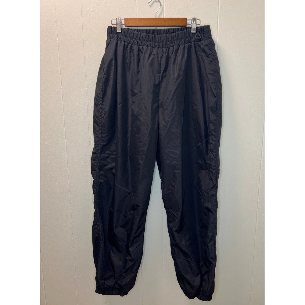 Vintage Columbia Sportswear Womens XL Black Nylon Track Pants Fall 95
